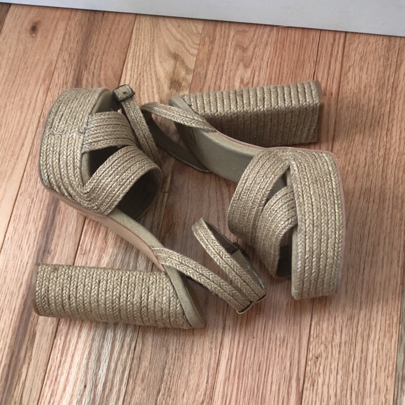 SOLD NEW Jeffrey Campbell✨Yawl Ankle Strap Platform Sandal - Picture 6 of 9